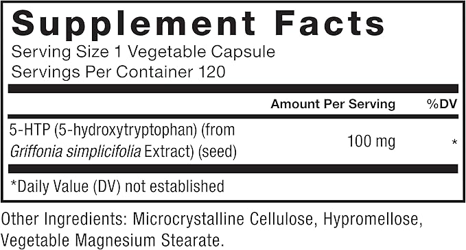 FORCE FACTOR 5HTP Sleep Aid and Mood Support Supplement, Extra Strength 5 HTP, Natural Sleep Supplement for Adults to Support Calm and Stress Balance, Vegan, Non-GMO, 120 Capsules