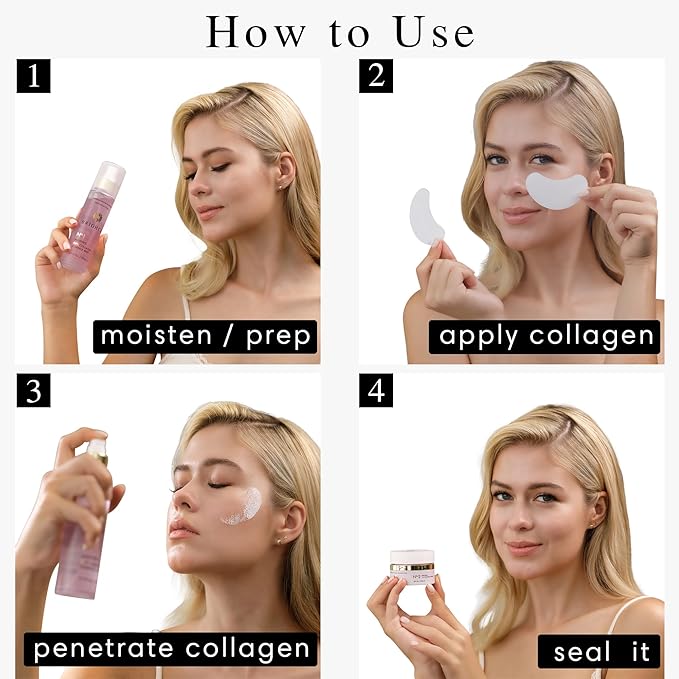 Melting Collagen Film Refill Pack (8 Pouches) - Part of Brighca’s Melting Collagen Set | Anti-Aging Collagen Skincare Routine