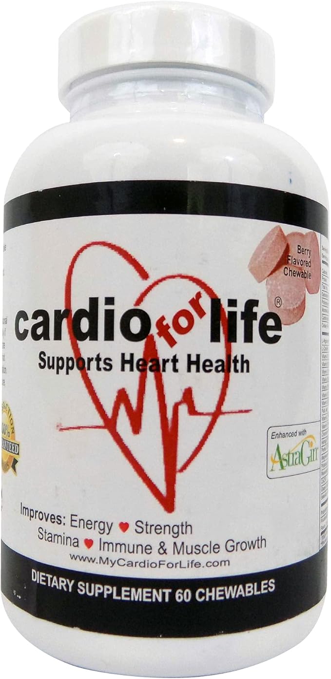 CardioForLife - 60 Chewable Tablets - Berry