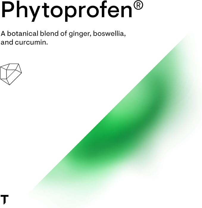 THORNE Phytoprofen - Botanical Blend of Ginger, Boswellia, and Curcumin - Supports Healthy Cytokine Balance and Healing After Injury or Surgery* - Gluten-Free, Soy-Free, Dairy-Free - 60 Capsules