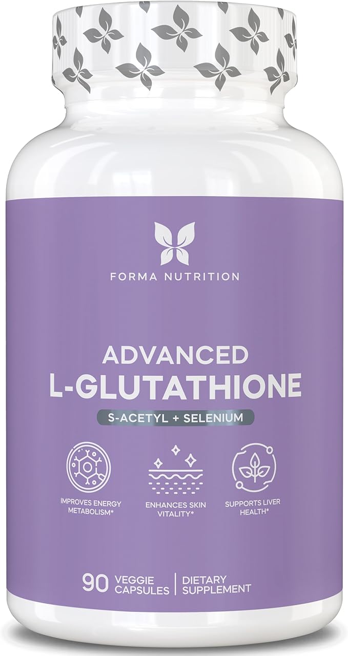 Advanced L-Glutathione Complex 100 mg S‑Acetyl‑L‑Glutathione Plus 50 mcg Selenium – Antioxidant, Detox, Liver & Immune Support – 90 Vegan Capsules, Non‑GMO, Gluten Free