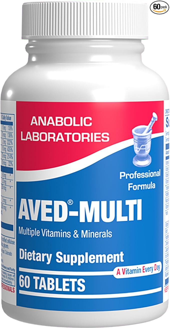 Anabolic Laboratories Aved Multi - 60 Tablets - Daily Multi Vitamin for Men and Women