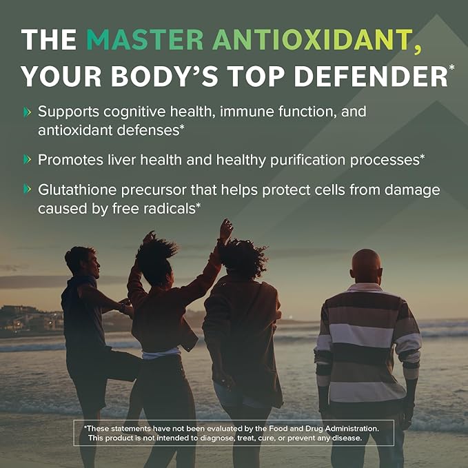 Prominent Nutrition S-Acetyl L-Glutathione Supplement - Clinically Researched Emothion® Acetylated Glutathione for Normal Liver Detoxification Support & Optimal Antioxidant Effect, 60 Vegan Capsules
