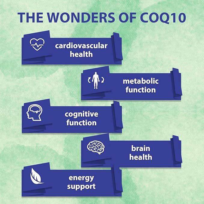 CoQ10 600mg Softgels | High Absorption CoQ10 Ubiquinol Supplement | Reduced Form Enhanced with Vitamin E & Omega 3 6 9 | Antioxidant Powerhouse for Heart Health | 360 Softgels