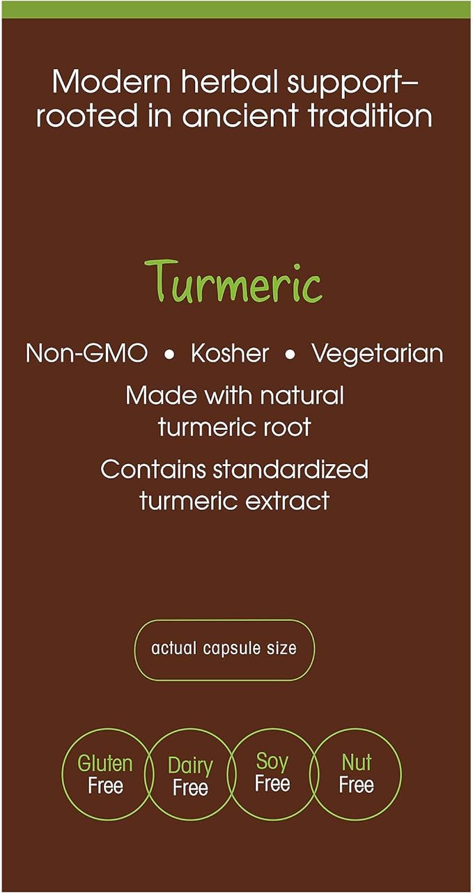 plnt Turmeric - with Natural, Non-GMO Indian Turmeric Root, Supports Joint Mobility, Cellular Health Support & Provides Antioxidant Benefits (120 Vegetarian Capsules)