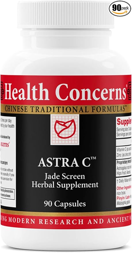 Health Concerns Astra C - Immune Support & Antioxidant Supplement - 90 Capsules