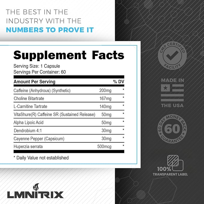 Burnz EXT - Extreme Thermogenic Fat Burner - Powerful Weight Managment Aid, Stronger Than Most Diet Pills - True Plateau Destroyer - Lose Weight Fast for Men and Women - 60ct