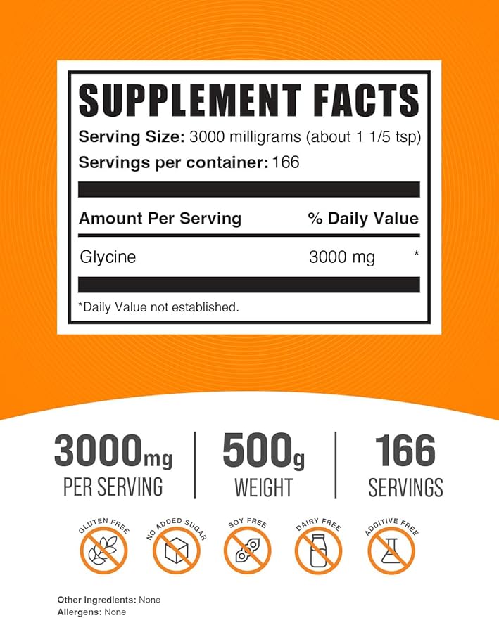 NAC (N-Acetyl L-Cysteine) 250g + Glycine 500g Bundle