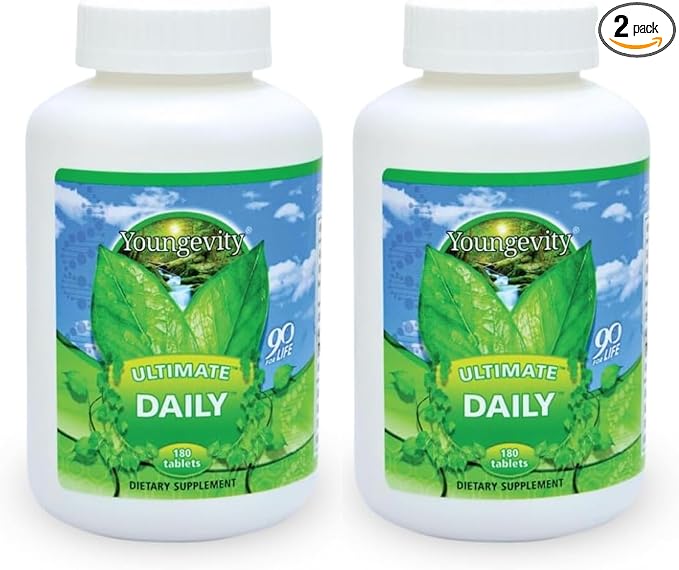 Youngevity Ultimate Daily Capsules 180 Count (Pack of 2)