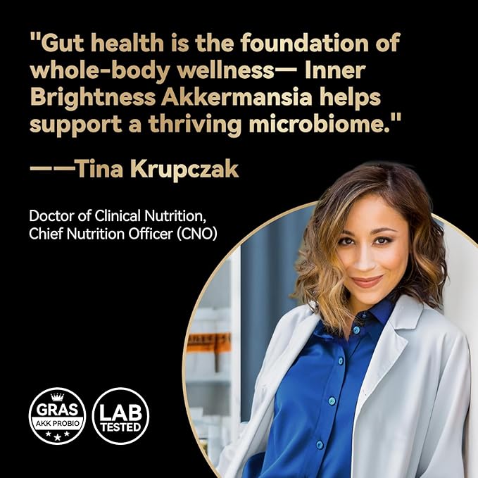 Akkermansia Probiotic, GLP-1 Supplement for Gut Health & Digestion, DigeSEB Digestive Enzymes & Vitamin B Complex - 30 Billion TFU, Third-Party Tested, 5 Capsules