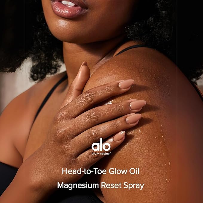 Alo Yoga Magnesium Reset Spray + Mini - Promotes Calm, Resets Body and Mind - With Soothing Magnesium, Valerian, Arnica, and Aromatherapy - 3.2 oz & 0.7 oz