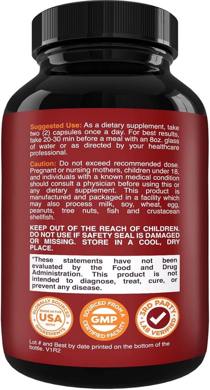 Natures Craft Energizing Nitric Oxide Supplement for Men - Nitric Oxide Pills for Men with L-Arginine L-Citrulline Amino Acids for Intense Muscle Growth, Intense Energy, and Smooth Recovery