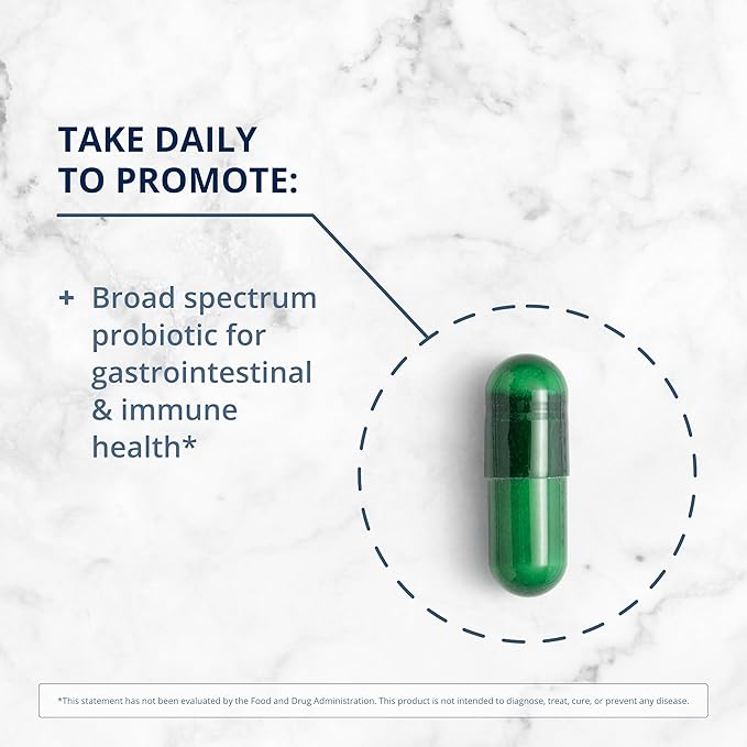 Metagenics UltraFlora Spectrum - Digestive & Immune Health Supplement* - Daily Probiotic - Non-GMO & Gluten-Free - 30 Capsules