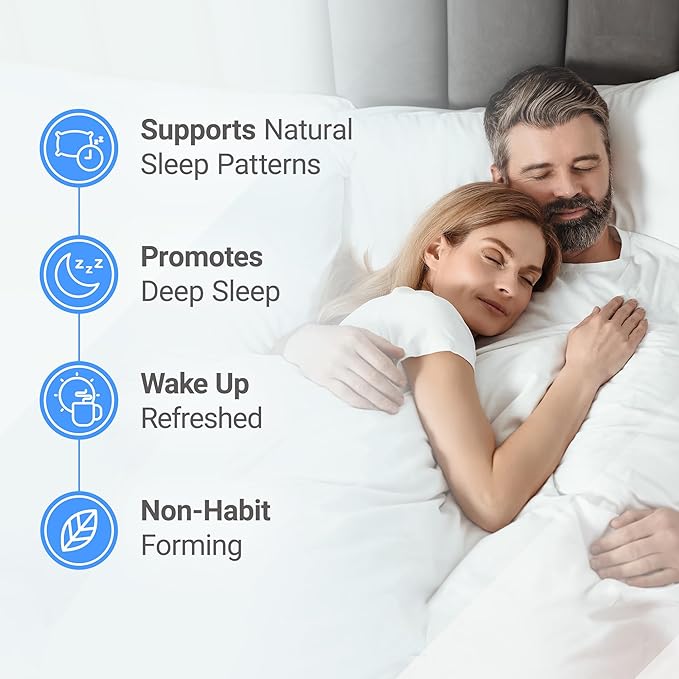 Nested Naturals Luna Melatonin-Free Pack of Two, Bedtime Supplement for Adults, Herbal Nighttime Sleeping Capsule, Valerian Root with Chamomile, Lemon Balm, Non-GMO, Gluten-Free