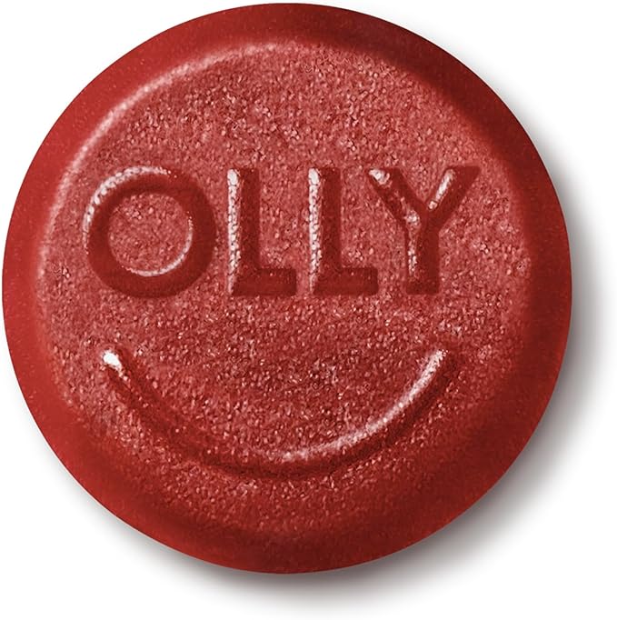 OLLY Goodbye Stress Gummy, GABA, L-Theanine, Lemon Balm, Stress Relief Supplement, Berry - 42 Count