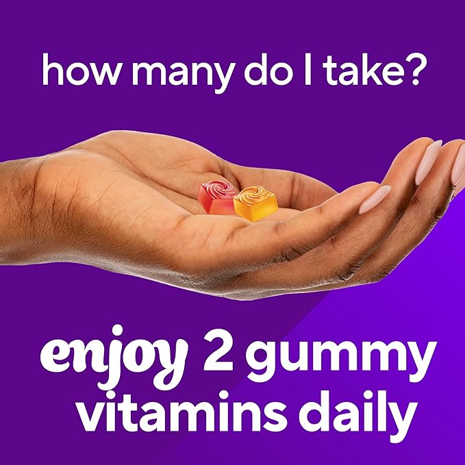 Vitafusion Fiber Well Gummies, Sugar Free Fiber Supplement, Gummies for Adults, Strawberry & Blackberry Flavors, 90 Count