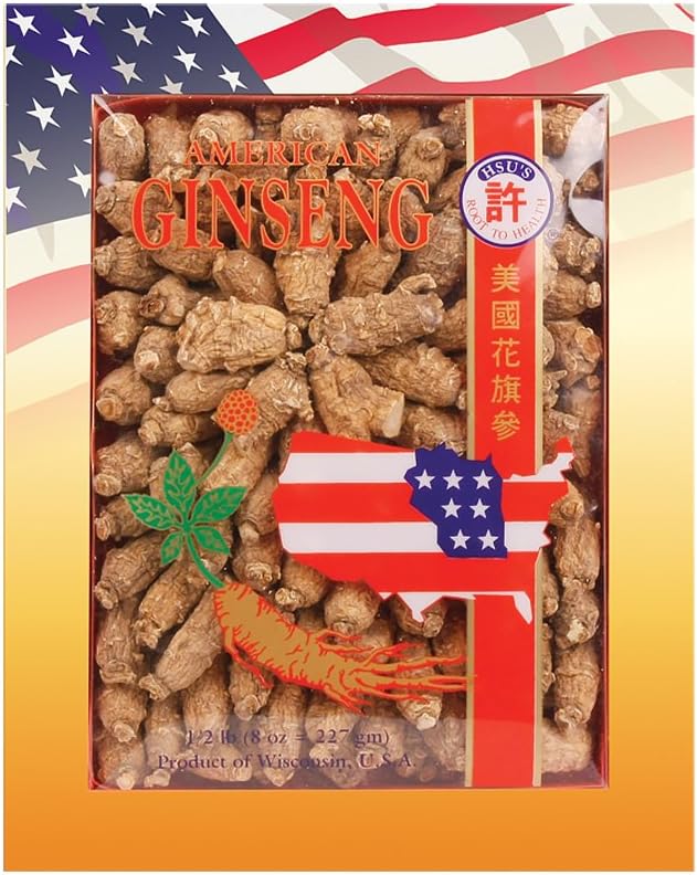 SKU #0114-8, Hsu's Ginseng Short Small #1 Cultivated American Ginseng Roots (8 oz = 227 gm/Box), 0114-8, 0114.8