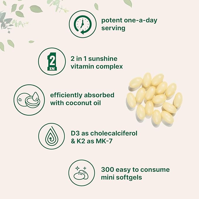 Micro Ingredients Oil of Oregano Softgels 6,000mg Per Serving & Vitamin D3 5000 IU Plus K2 (MK-7) 100 mcg, 300 Virgin Coconut Oil Softgels Bundle Pack | 4X Strength Carvacrol & Thymoquinon | Essential