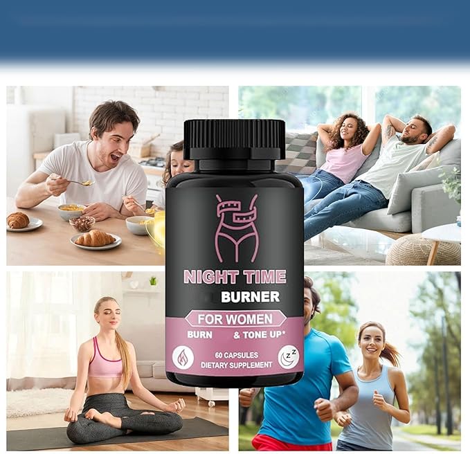Nighttime Burner for Women, Night Time Fat Burner Capsules for Women, Night Time Fat Burner with Green Coffee