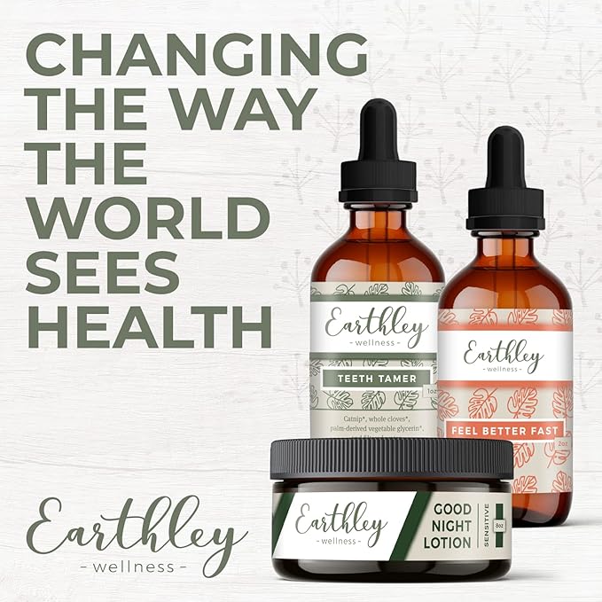 Earthley Wellness Feel Better Fast, All-Natural Relief for Minor Ailments, Supports Immune & Digestive Health, Echinacea Root, Fennel, Astragalus Root, Elder Flower and Cinnamon (1.69oz)