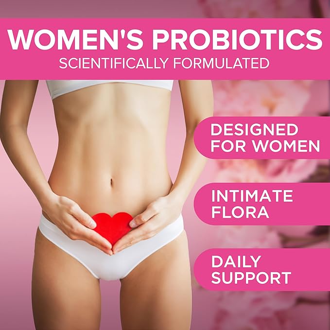 Probiotics for Women Supplement 240 Tablets 3 Billion CFU Made in The USA (240, Women's Probiotics)