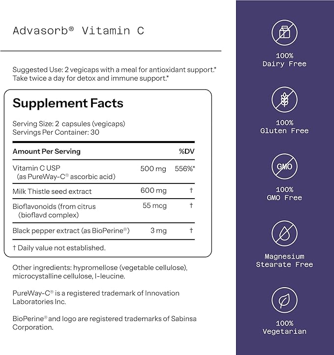Quality of Life - Immune Support Bundle - AHCC Kinoko Gold and Advasorb Vitamin C