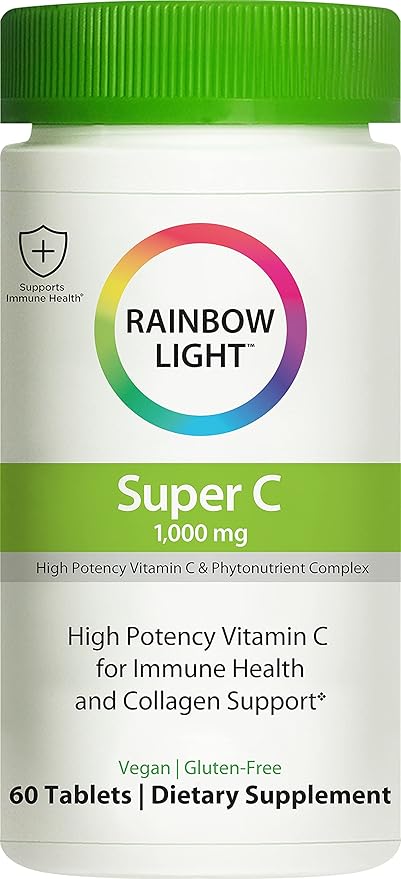 Rainbow Light Super C 1000 mg, 60-Count