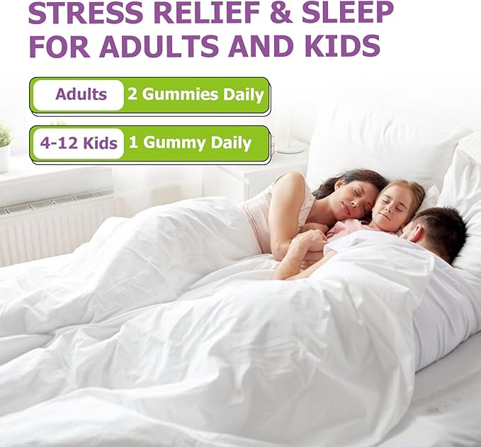 Magnesium Gummies for Kids - Magnesium Glycinate, Citrate, Prebiotic, Zinc - Kids & Adults Magnesium Complex Calm Gummies for Nerve Bone & Muscle Health for Kids Wellness, Vegan Grape Flavor 60 Count