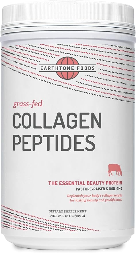 Grass-Fed Collagen Peptides Powder 28 oz Foods - Hydrolyzed, Non-GMO - Unflavored - for Women and Men - Natural Protein Supplement - Paleo and Keto Friendly