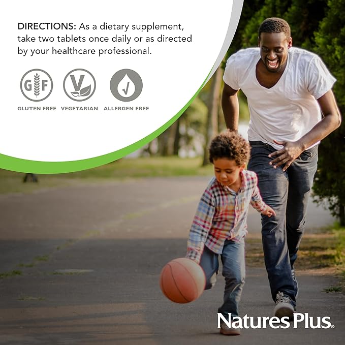 NaturesPlus Quercetin Plus with Vitamin C & Bromelain - 650 mg, 90 Vegetarian Tablets - Gluten-Free - 45 Servings
