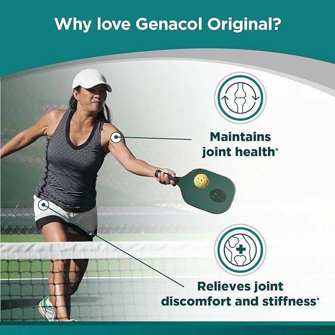 Genacol Collagen Supplement with Ultra-Hydrolyzed Collagen Peptides, Maintains Joint Health, for Joints & Knees, 90 Capsules (30-Day Supply)