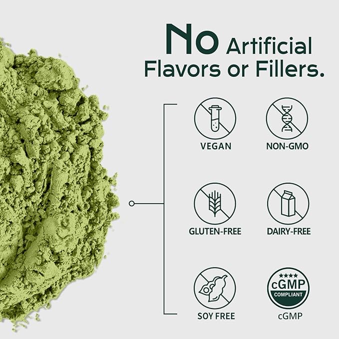 Greens Superfood Powder Packets, 0 Sugar, 40+ Superfoods Drink Mix, Fiber, Prebiotics, Red Ginseng & Saffron, Daily Live It Up Super Greens Powder, Immune Support & Energy, Unflavoured, 15 Packets