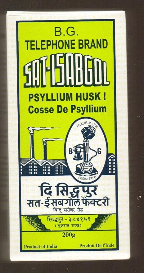 Telephone Brand Psyllium Husk (Sat-Isabgol) 200 Gram