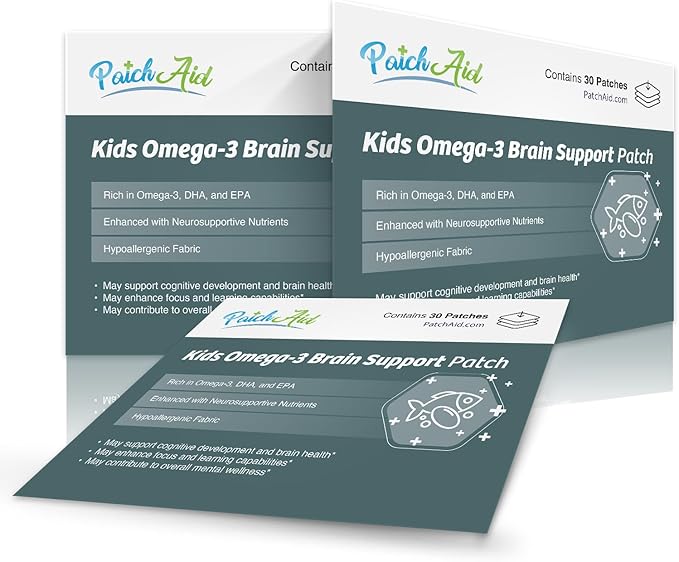 Kids Omega-3 Topical Patch by PatchAid 30-Day Supply
