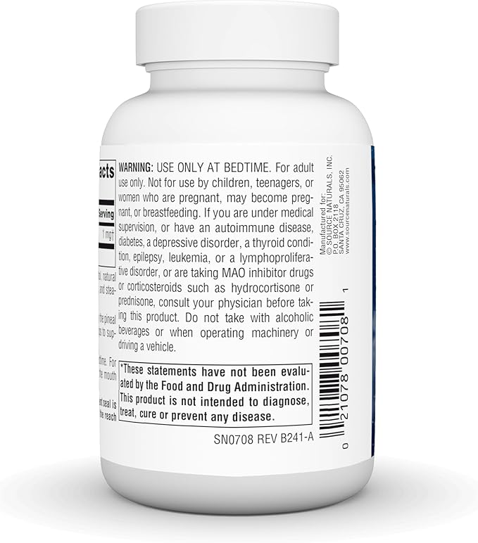 Source Naturals Melatonin 1 mg - 300 Orange Flavored Lozenges