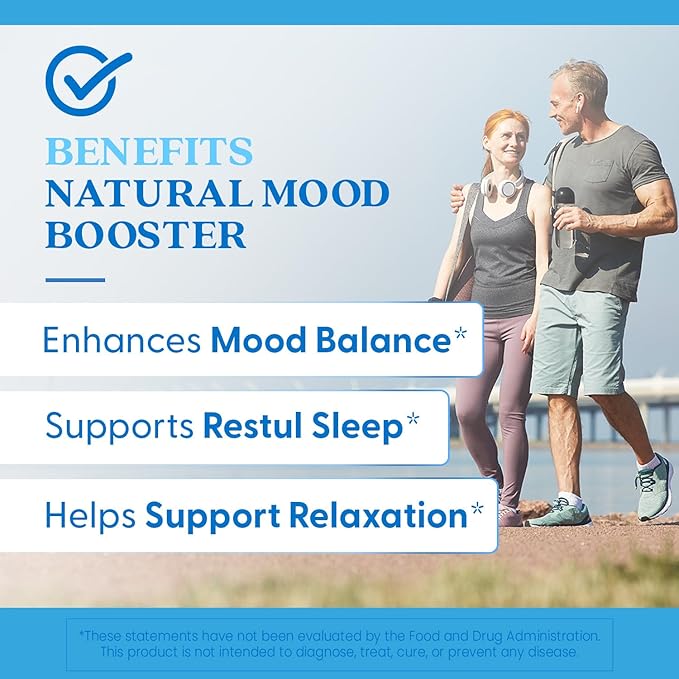 Doctor's Best L-Tryptophan , Helps Sleep, Healthy Mood & Behavior, Non-GMO, Vegan, Gluten & Soy Free, Veggie Caps, Promotes Normal, Healthy Restful Sleep, 90 Count