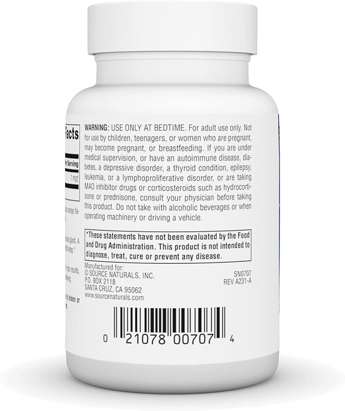 Source Naturals Melatonin 1 mg - 200 Orange Flavored Lozenges