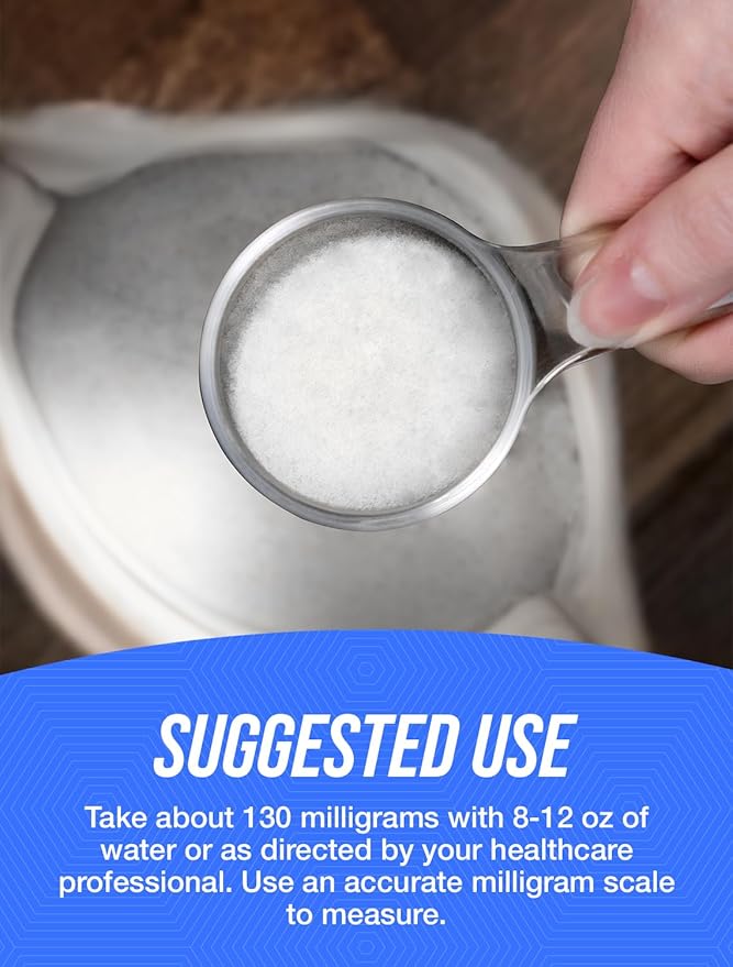 BulkSupplements.com Zinc Glycinate Powder - Zinc Supplement, for Immune Support - Gluten Free, 130mg per Serving, 100g (3.5 oz) (Pack of 1)