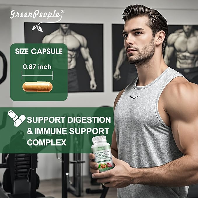 Berberine Supplement with Ceylon Cinnamon - Berberine 1500mg Activates AMPK & GLP-1 Berberine HCL Capsules with Bitter Melon/Artichoke Extracts & Natural Herbs for Immune Support 90 Count