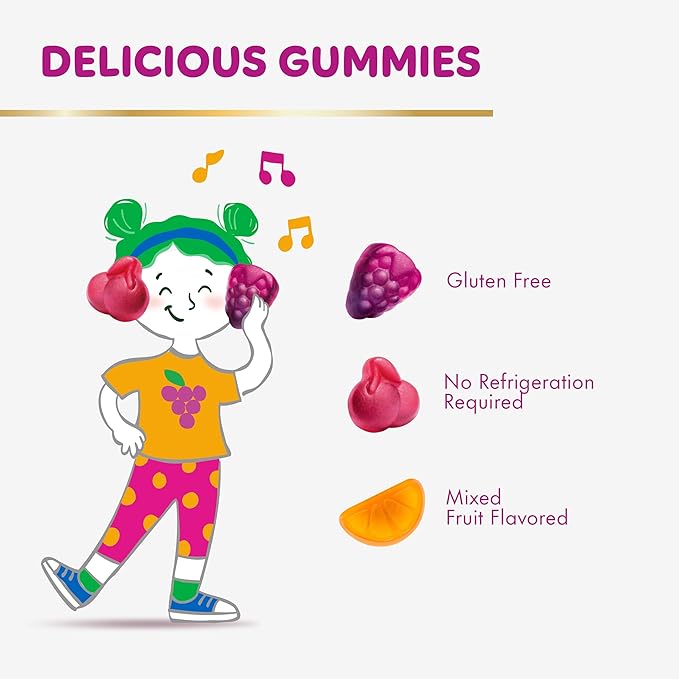 Align Probiotic, Kids Gummies, Prebiotic + Probiotic helps support a healthy digestive system*, #1 Doctor Recommended Probiotic Brand‡, 50 Gummies