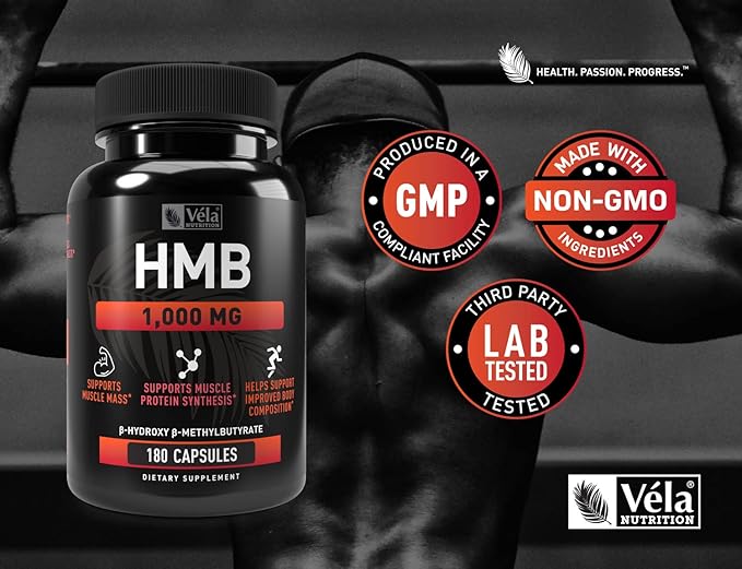 HMB (Hydroxymethylbutyrate) Capsules 1,000 mg | | B-Hydroxy & B-Methyburate | Supports Muscle Mass, Muscle Protein Synthesis* | Support Improved Body Composition |180 Capsules