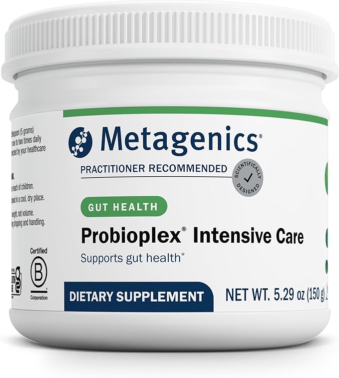 Metagenics Probioplex Intensive Care - Prebiotic Powder - Intestinal Immune System Support* - with Lactoferrin & Lactoperoxidase - Gluten-Free & Non-GMO - 5.29 oz