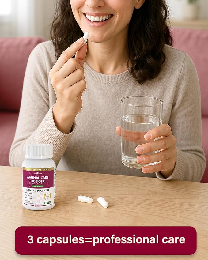 Vaginal Probiotics for Women - 60 Billion CFU for pH Balance, Vaginal Flora, Odor, Yeast & Digestive Health, Vegan & Non-GMO with Saffron, Lecithin, Cranberry, Olive Leaf | 270 Capsules