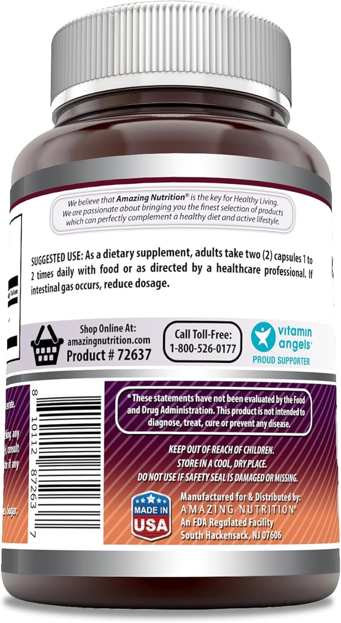 Amazing Formulas MSM (Methylsulfonylmethane) Supplement | 2000 Mg Per Serving | Capsules | Non-GMO | Gluten Free | Made in USA (1 Pack, 250 Count)