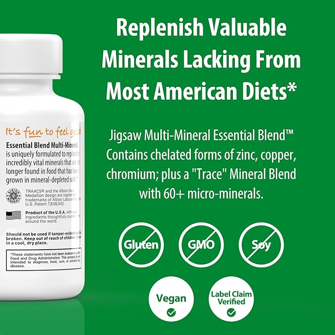 Jigsaw Health Multi-Mineral Essential Blend | 90 Capsules