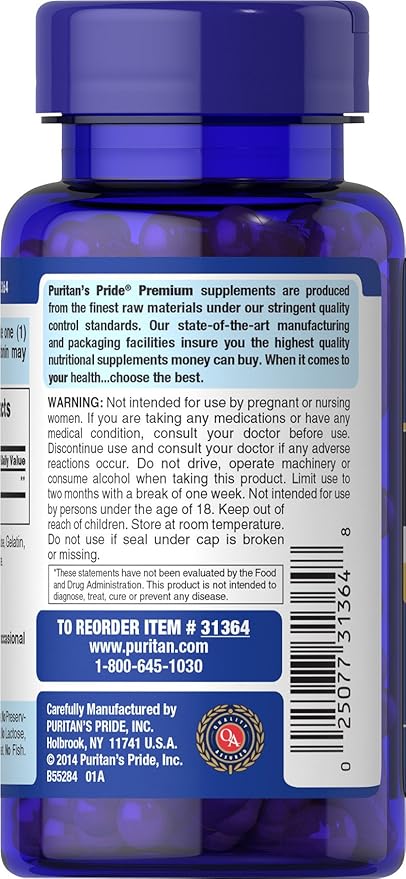 Puritan's Pride Premium Super Strength Melatonin 10mg Sleep Aid, Dietary Supplement for Sound, Restful, and Longer Sleep Support, 4 Month Supply, 120 Rapid Release Capsules (Packaging May Vary)