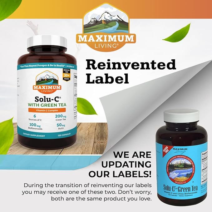 Solu-C with Green Tea, 120 Capsules