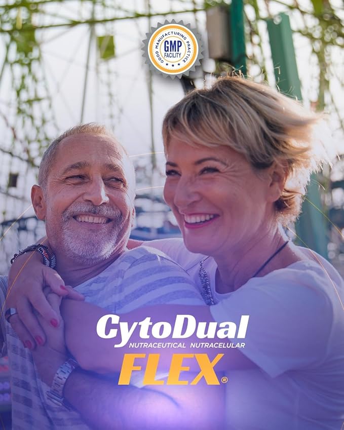 CytoDual Flex -Glucosamina Condroitina Msm Boswellia -Suplemento para el alivio del dolor de articulaciones –Tab. Masticables antiinflamatorias y antioxidantes para tu espalda, rodillas, manos.90 Días