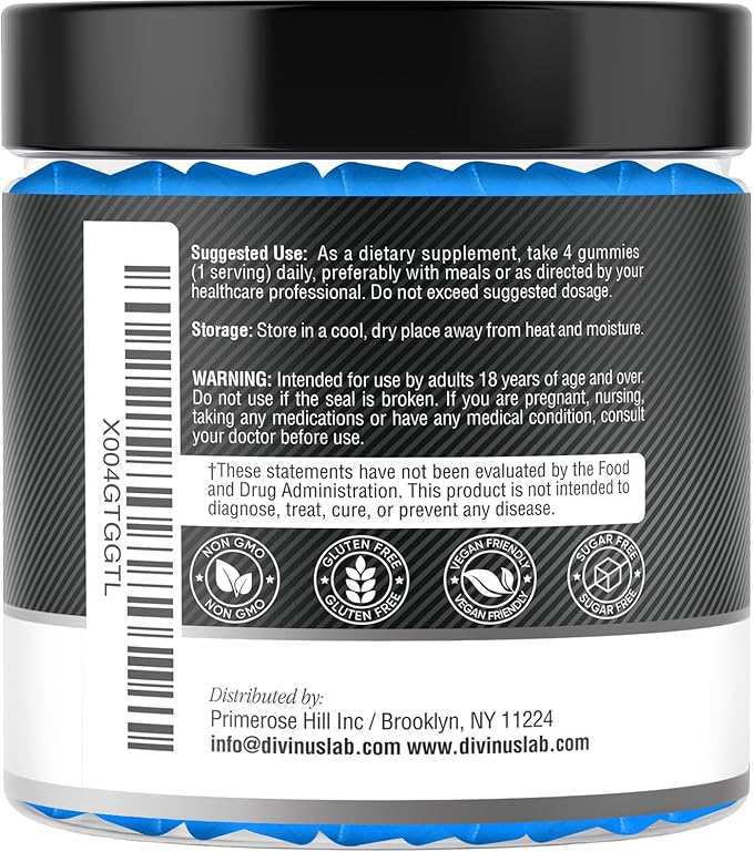 Creatine Monohydrate Gummies 5g (5000mg) for Men & Women - Sugar-Free Creatine Pre Workout Chews For Energy Boost, Creatine Supplement For Building Muscle and Strength, Vegan, 120 Gummies, 30 Servings