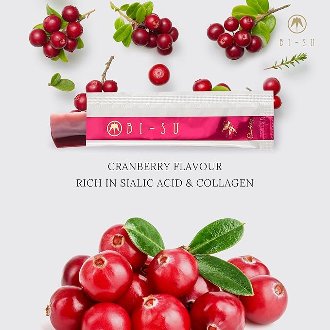 Extract Jelly Stick | Natural Swiftlet Nests Extract, Collagen, Vitamin C, Japanese Skincare, Anti-Aging, Maintains Skin's Elasticity, Boosts Immune System, GI Health, Cranberry Flavor, 7 PCS